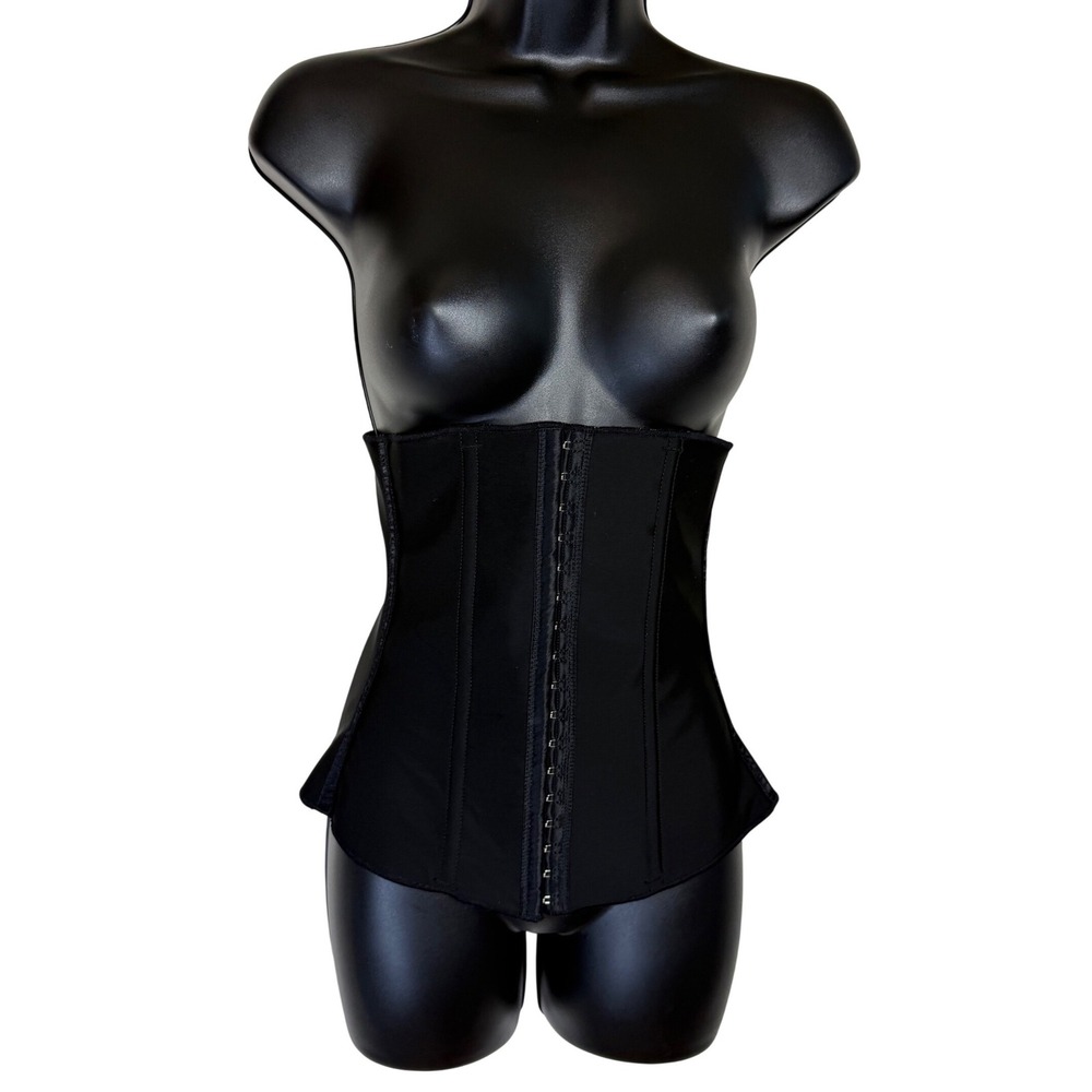 Diane Poitiere Black Waist Cincher Corset Faja Shapewear